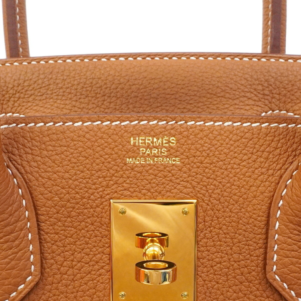 Hermes Birkin 30 Togo Gold Handbag (□R stamp) - Women's - Picture 5 of 8